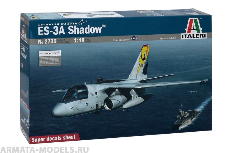 2735ИТ Самолет ES-3A SHADOW Italeri