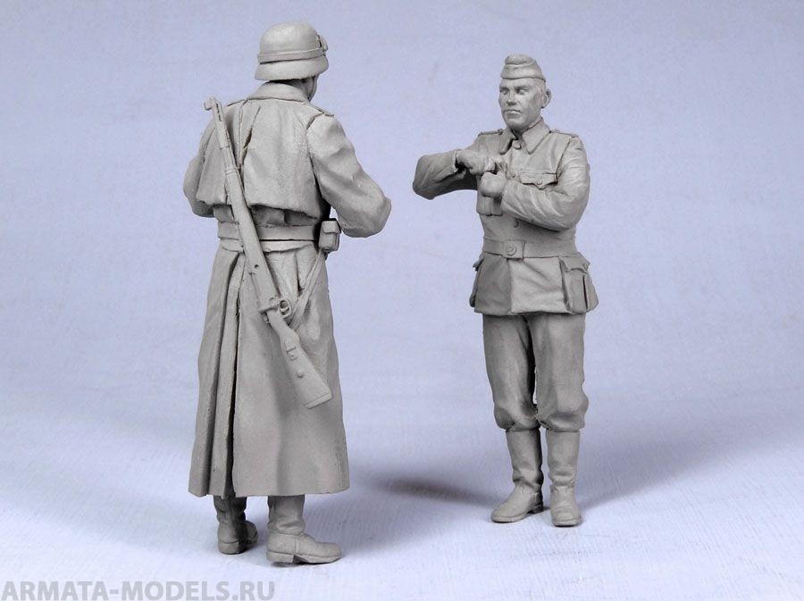 Т-35024 Немецкий фельджандарм с водителем (1941-1945 гг) (2) Tank