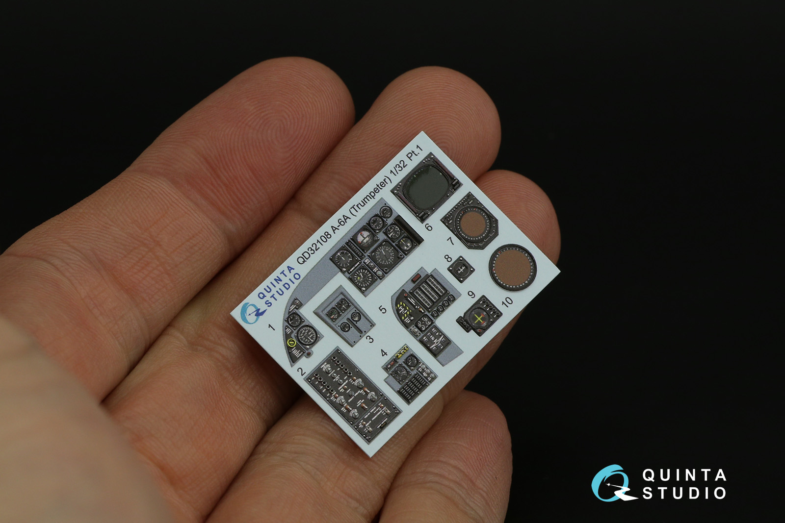 QDS-32108 3D Декаль интерьера кабины A-6A Intruder (Trumpeter) (Small version)