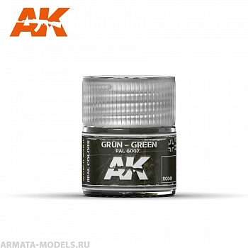 RC049 Краска Real Colors Gr?n-Green RAL 6007 10ml