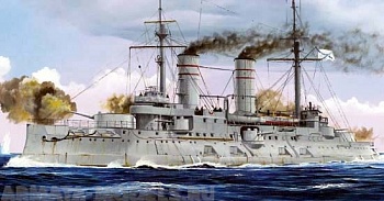 05337 Корабль  Russian Navy Tsesarevich Battleship 1917 