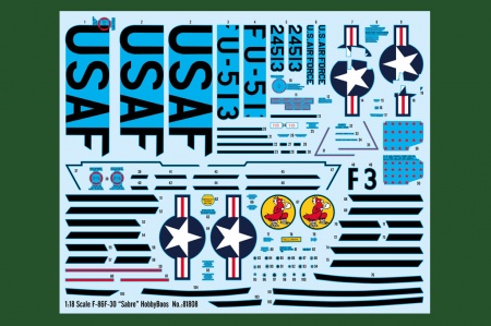 81808  Самолет F-86 Sabre Hobby Boss