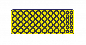 AM35107 Маска окрасочная для Pz-4 на катки Звезда