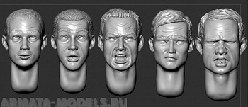ARM356049 Головы (с волосами) №10
