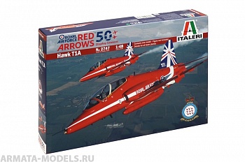 2747ИТ САМОЛЕТ HAWK Mk.1A 50th Anniv. RED ARROW