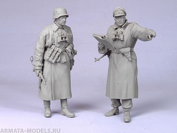 Т-35086 Немецкий танкист и офицер СС (зима 1941-43 гг) (2)