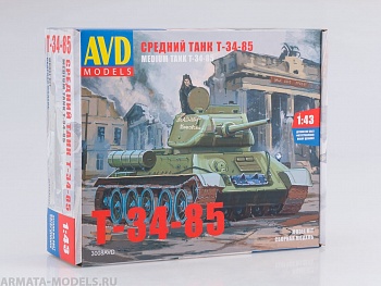 3008AVD Сборная модель Средний танк T-34-85