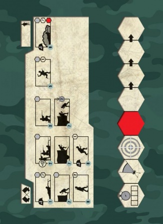 6232 Немецкий штаб в зимней форме Звезда