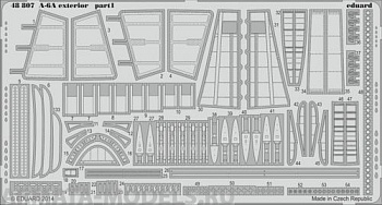 48807 Фототравление A-6A  exterior для модели Hobby-Boss