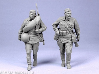 T-35058 Красноармейцы с пулеметом ДП-27 (лето 1941 г) (2)