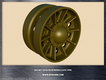 35160 T-34/СУ Ленивцы  (поздние) для моделей Драгон, Звезда