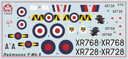 72025  Многоцелевой истребитель Лайтнинг ARK model