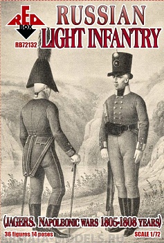 RB72132 Nap. Russian Light Infantry (Jаgers) 1803-1807