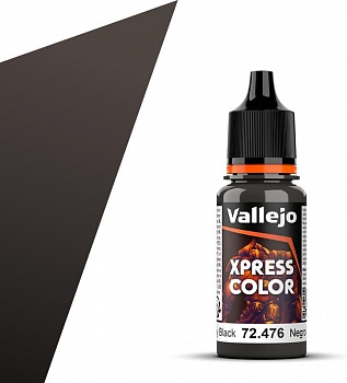 V-72476 Краска Game XPress Color Черный жирный б.18мл
