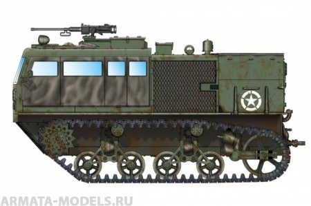 82920 Транспортер M4 High Speed Tractor 3-in/90mm 1/72 Hobby Boss