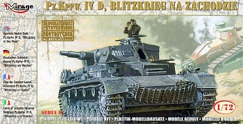72854 Танк German Tank Pz.Kpfw. IV Ausf. D  'BLITZKRIEG in the WEST'