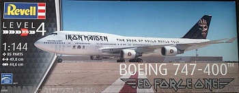 04950 Boeing 747-400 Гастрольный самолет группы Iron Maiden - огран.выпуск