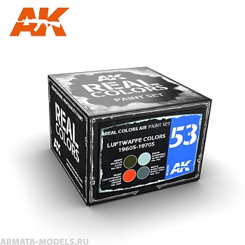 RCS053 Набор красок Real Colors Luftwaffe Colors 1960s-1970s