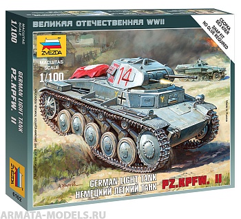 6102 Немецкий лёгкий танк PZ.KPFW. II