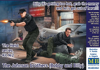 MB24065 Фигуры, Серия Ограбление, набор № 2. Братья Джонсон (Бобби и Билли